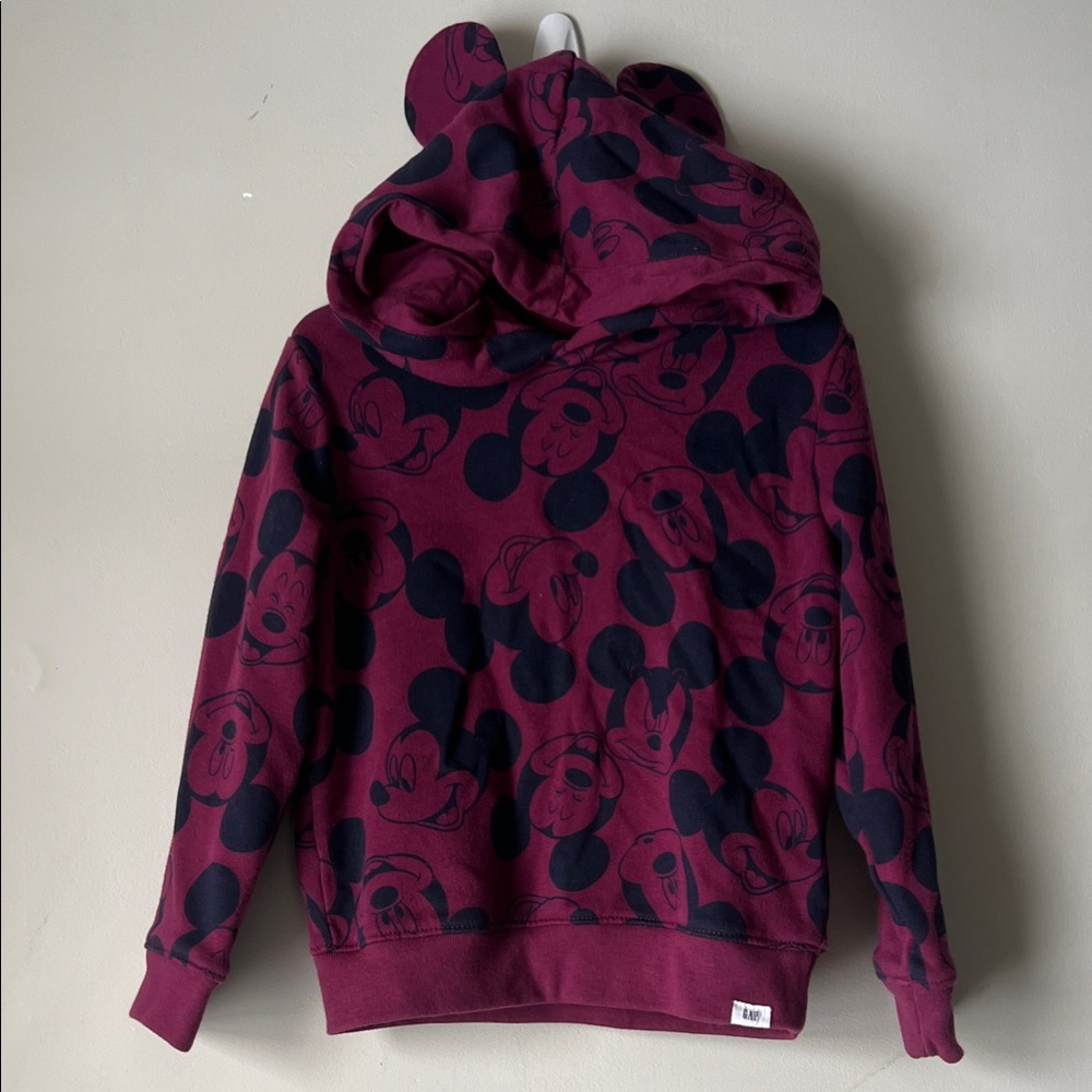 GAP Disney Burgundy Hoodie